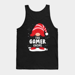 Cute Gnome Hat, Gnome Shoes and The Gamer Gnome gifts for Christmas 2020 for game Lovers Tank Top